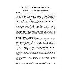 Johnson City & Jonesborough-BMS<br />Travel Directions<br />Autumn 2021